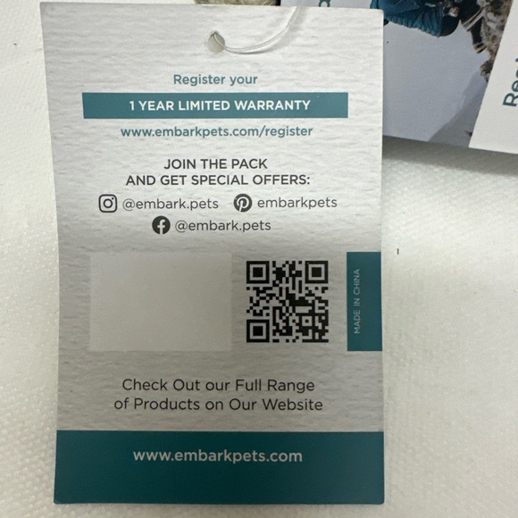 Embark Cream Rope Dog Leash - Picture 2 of 4